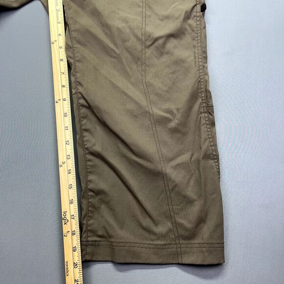 Prana Breathe Born From The Experience Hiking Outdoor Capris Women Sz L Brownish - Picture 3 of 13